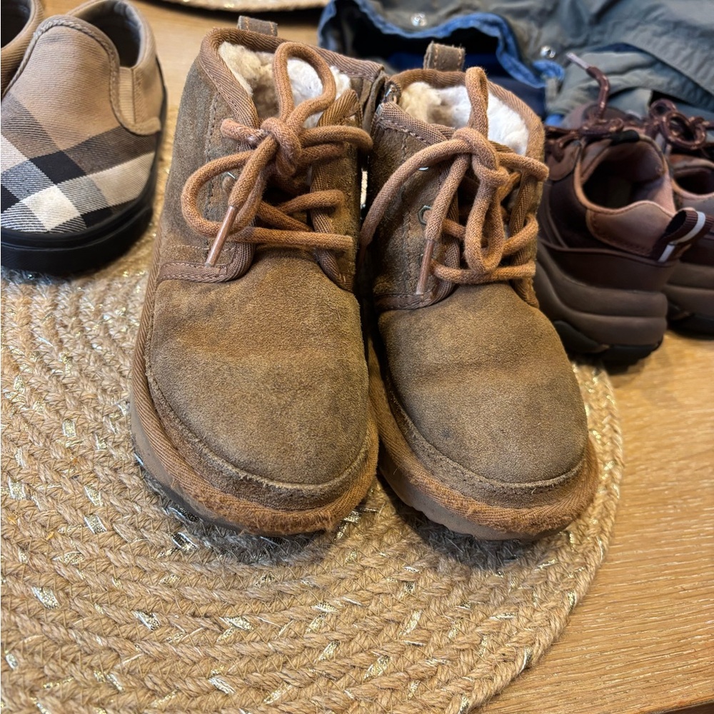 UGG Brown Boots with Suede Upper and Durable Sole